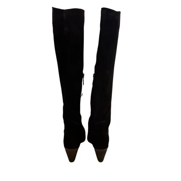 Blondo Women's Waterproof Knee High Western Boots Black Size 7.5 - Picture 4 of 8